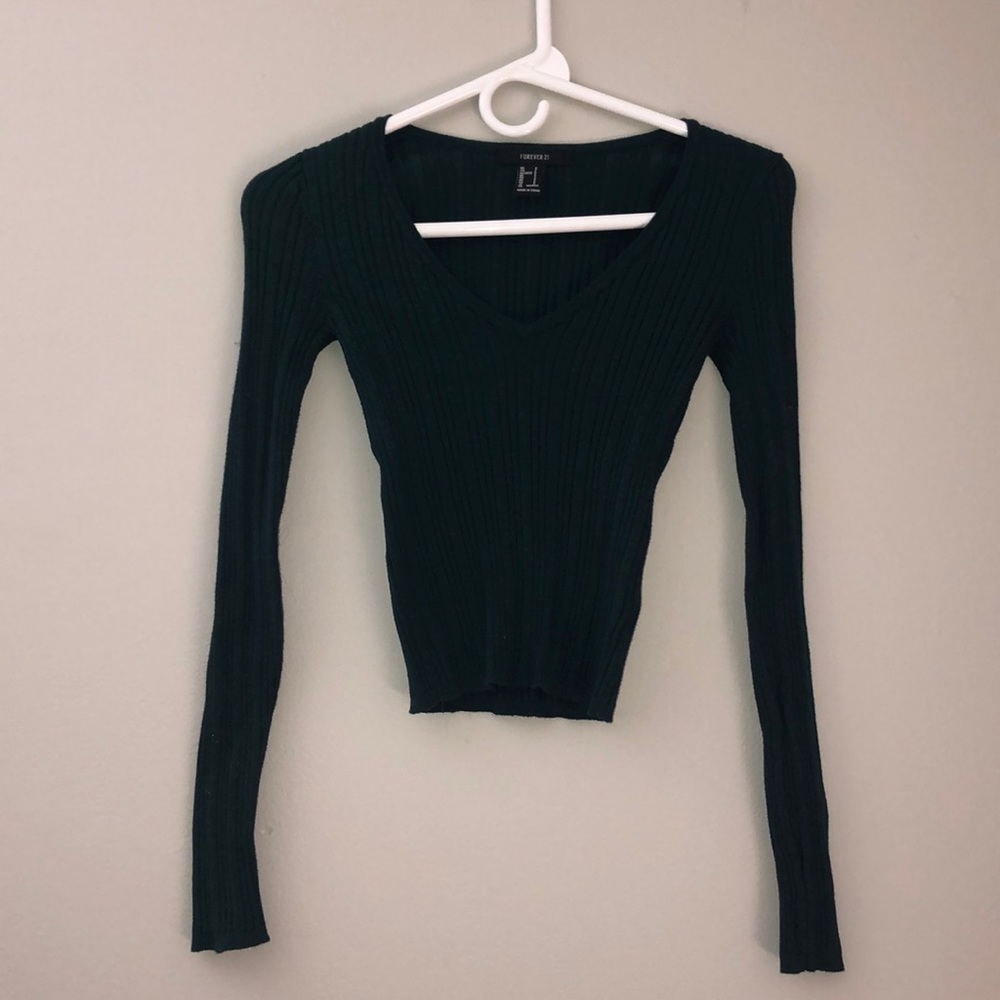 Dark green top